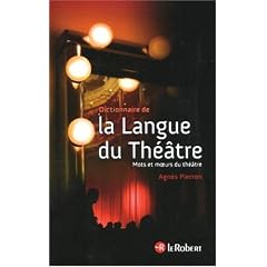 Dictionnaire de la langue du th��tre