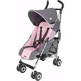 Maclaren Quest Sport Stroller, Charcoal and Powder Pink