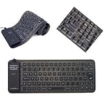 Foldable/flexible Mini Blk Kyb Spill Resistant Great Key Response