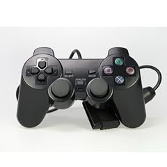 Dualshock Controller f�r Playstation 2 PS 2 Gamepad Joystick schwarz