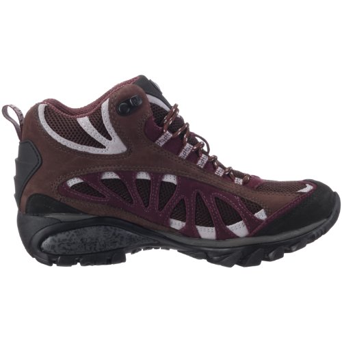 Merrell Siren Vent Mid Gtx, Chaussures montantes femme - Violet (Coffee Bean/Huckleber), 36 EU