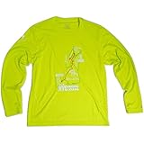 Asics Marathon Map Long Sleeve Small,Lime