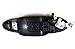 PT Auto Warehouse MA-3801S-RL - Outside Exterior Outer Sliding Door Handle, Smooth Black - Driver Side Rear