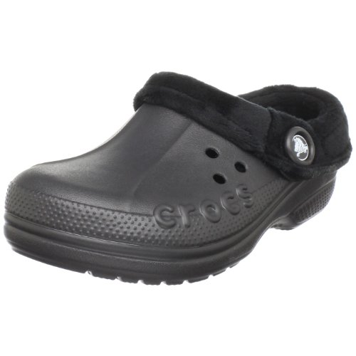 Crocs Polar Blitzen Clog (Toddler/Little Kid),Black/Black,3 M US Little Kid/ 5 M US Women's