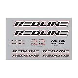 REDLINE Complete BMX Frame Decal Set Black