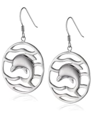 Sterling Silver Dolphin Earrings