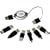 USB 1.1 Full Speed Extension Cable and 6 Converters with up to 1M Extension Cable / Gift Packaging