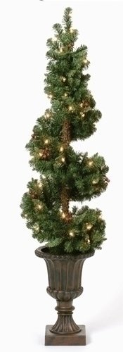 Lighted Spiral Topiary - 36