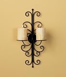 Emily Dual Pillar Wall Sconce