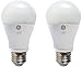 GE Lighting 21900 Energy-Smart LED 10.5-watt, 800-Lumen A19 Bulb with Medium Base, Soft White, 2-Pack