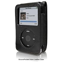 Cygnett Groove Pocket Leather Case for iPod Classic All - Black