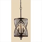 IMAGE OF Elk Crystoria 4 Light Foyer Pendant In Polished Chrome