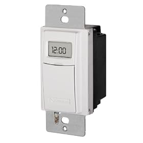 Intermatic ST01 Self Adjusting Wall Switch Timer, White