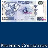 billets de banque pour collectionneurs congo (kinshasa) Pick-no: 96 UNC 2002 500 de francs Image du produit