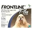 Merial Frontline Plus Flea and Tick Control for 23-to-44-Pound Dogs and Puppies, 3 Doses