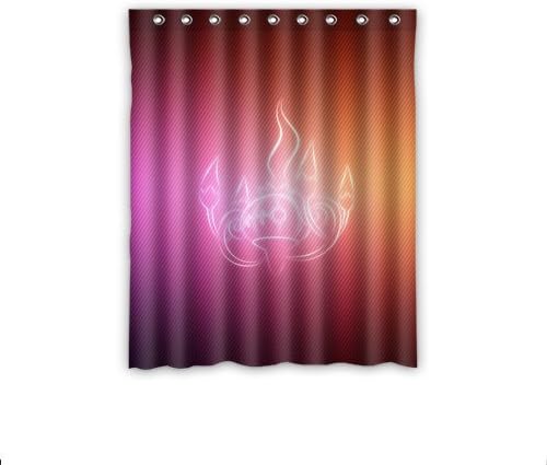 Best Design Pokemon chandelure Window Curtains/drape/panels/treatment Polyester Fabric Office/Home/Bedroom Decor 52"x 63"