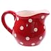 Red Spotty Milk Jug "Red Polka Dot Collection"