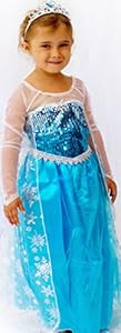 Snow Queen Dress Costume (sm 3/4)