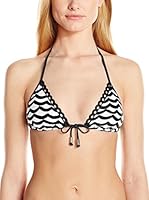 Seafolly Sujetador de Bikini (Negro / Blanco)