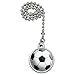 GRAPHICS & MORE Soccer Ball Football Ceiling Fan and Light Pull Chain
