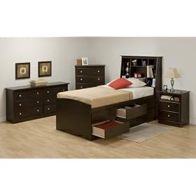 Kids Bedroom Furniture Set 1 - Regency Collection - Prepac Furniture - RGC-KBSET-1 by Prepac Manufacturing