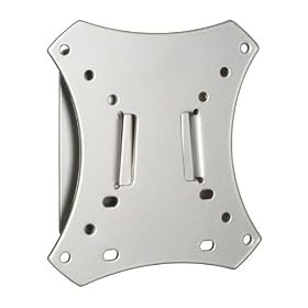 Techlink TLCD4 - Wall Bracket For LCD TV Up To 23" or 20kg - Ultra Slim Profile Of 16mm - Silver