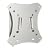 Techlink TLCD4 - Wall Bracket For LCD TV Up To 23" or 20kg - Ultra Slim Profile Of 16mm - Silver