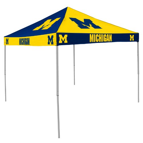 NCAA Michigan Wolverines 9-Foot x 9-Foot Pinwheel Tailgating Canopy, Navy/yellow On Sale