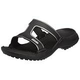 crocs Women's Florence Slide,Black/Black,6 M US