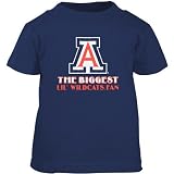 Arizona Wildcats Navy Blue Infant Biggest Fan T-shirt