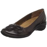 Hush Puppies Women's Amorous Pleated Pump,Dark Brown,7 W US