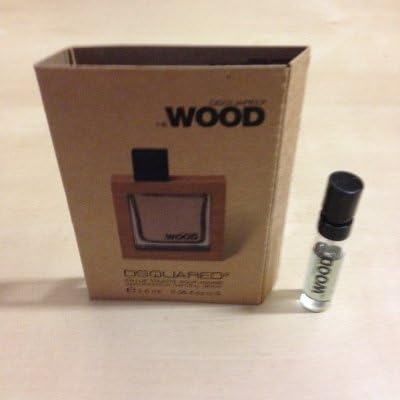 He Wood By: DSquared2 .05 oz EDT, Men's Sample-Vials (**Lot Of 3**)