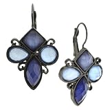 Blue Moon Geometric Fun Earrings