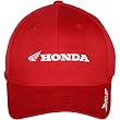 Joe Rocket Honda Pit Men's Flexfit Racewear Hat w/ Free B&F Heart Sticker Bundle - Red