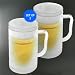 FROSTY FREEZER MUGS 35 OZ. "FOR A JUMBO THIRST!" (SET OF 2)