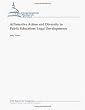 Affirmative Action and Diversity in Public Education: Legal Developments