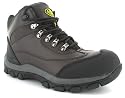 Rugged Outback "Danube" Men's Leather Steel Toe Cap Safety Hiker Boots - Brown Action Leather