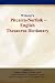 Book Websters Pitcairn-Norfolk - English Thesaurus Dictionary