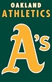 Oakland Athletics 2-Sided Applique Banner Flag