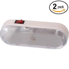 GE 54831 On/Off Switch Closet Light, Battery Operated, 2 Pack