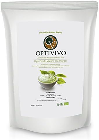 Matcha Green Tea Powder-Fat Burner-100% Organic-Natural Energy booster-now By Optivivo