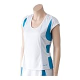 Women's Reebok KFS Cap Sleeve Top - White/Blue