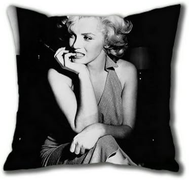 Marilyn Monroe-2 Sakuraelieechyan Cotton Square Decorative Throw Pillow Cover Cushion Case