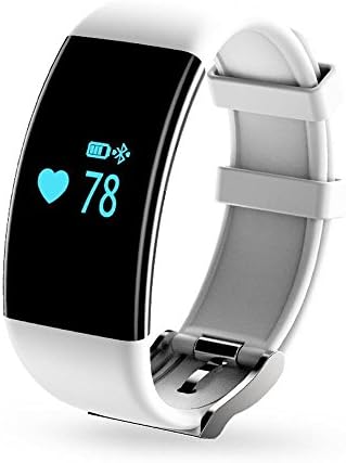 AFyou Waterproof Heart Rate Sport Smart Watch Bracelet for Iphone IOS Android Samsung LG Smartphones (DFit-White)