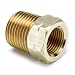 Auto Meter 2372 1/2" Brass NPT Mechanical Temperature Adapter