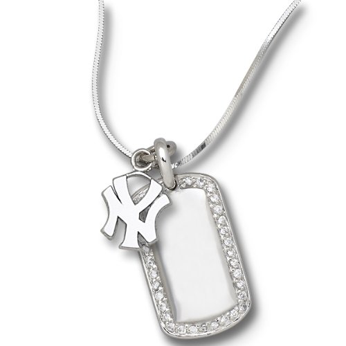 New York Yankees Mini Dog Tag Necklace