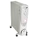 2.5KW 2500W 11 Fin Electric Oil Filled Radiator Heater with Thermostat & 24hr Timer