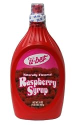 Fox Syrup, Raspberry, 24-Ounce Bottles (Pack of 6)