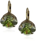 Sorrelli Wild Meadow Olive Crystal Drop Earrings