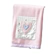 Sumersault Fun Faces Blanket- Pink